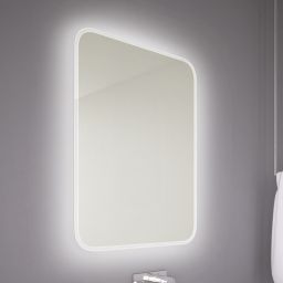 Dubiel Vitrum Senso lustro prostokątne 70x50 cm z oświetleniem