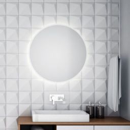 Dubiel Vitrum Senso lustro okrągłe 70 cm z oświetleniem LED