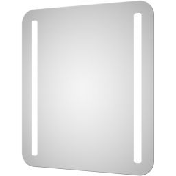 Dubiel Vitrum Lotus lustro prostokątne 70x60 cm z oświetleniem