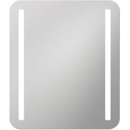 Dubiel Vitrum Lotus lustro prostokątne 70x60 cm z oświetleniem