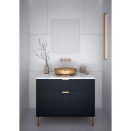 Dubiel Vitrum Star lustro prostokątne 60x50 cm z oświetleniem