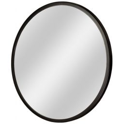 Dubiel Vitrum Ring 2 lustro łazienkowe 70 cm okrągłe czarny mat