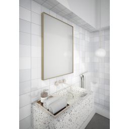 Dubiel Vitrum Stark Gold lustro prostokątne 80x60 cm