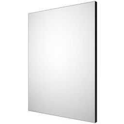 Dubiel Vitrum Box lustro łazienkowe 80x60 cm prostokątne rama czarna