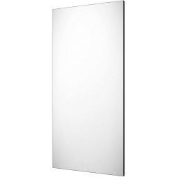 Dubiel Vitrum Box lustro łazienkowe 130x60 cm prostokątne rama czarna