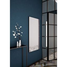 Dubiel Vitrum Box lustro łazienkowe 80x60 cm prostokątne rama czarna