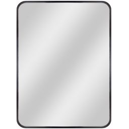 Dubiel Vitrum Nico lustro prostokątne 70x50 cm rama czarna