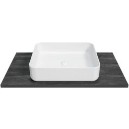 Defra Uni blat naszafkowy 90x46 cm czarny beton 125-F-09003