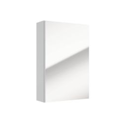 Defra Salsa E40 szafka 40x15x60 cm z lustrem biały połysk 242-E-04001