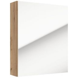 Defra Salsa szafka E50 50x15x60 cm z lustrem dąb craft złoty  242-E-05010