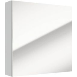 Defra Salsa szafka E60 60x15x60 cm z lustrem biały połysk 242-E-06002