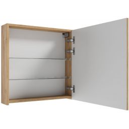 Defra Salsa E60 szafka 60x15x60 cm z lustrem dąb craft złoty 242-E-06009