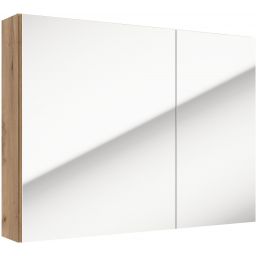 Defra Salsa szafka E80 80x15x60 cm z lustrem dąb craft złoty 242-E-08003