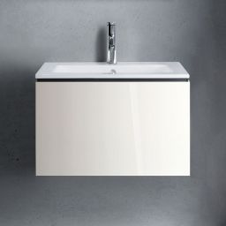 Duravit L-Cube szafka 62 cm podumywalkowa wisząca biały połysk LC614002222