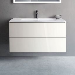 Duravit L-Cube szafka 102 cm podumywalkowa wisząca biały połysk LC624202222