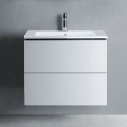 Duravit L-Cube szafka 82 cm podumywalkowa wisząca biały mat LC624101818