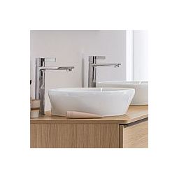 Duravit D-Neo umywalka 40 cm okrągła nablatowa biała 2371400070