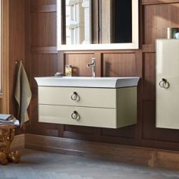 Duravit White Tulip umywalka 105,5x49 cm meblowa prostokątna biała 2363100000