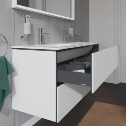 Duravit L-Cube szafka 129 cm podumywalkowa wisząca biały mat LC625801818