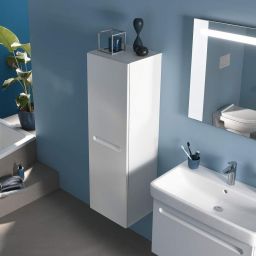 Duravit No.1 szafka 40 cm półwysoka wisząca lewa biały mat N11308L18180000