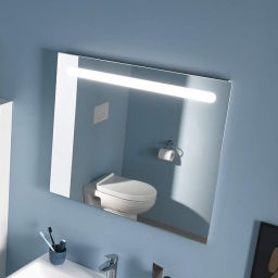 Duravit No.1 lustro 80x70 cm z oświetleniem biały mat N17952000000000
