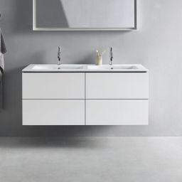 Duravit L-Cube szafka 129 cm podumywalkowa wisząca biały mat LC625901818