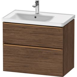 Duravit D-Neo szafka 78,4x45,2x62,5 cm podumywalkowa wisząca orzech DE4357004210000