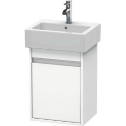 Duravit Ketho szafka 40x32 cm podumywalkowa wisząca prawa biały mat KT6630R1818