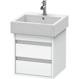 Duravit Ketho szafka 45x44x48 cm podumywalkowa wisząca biała KT663501818