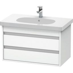 Duravit Ketho szafka 80x45,5x48 cm podumywalkowa wisząca szara KT664700707