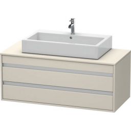 Duravit Ketho szafka 120 cm podumywalkowa wisząca taupe mat KT665609191