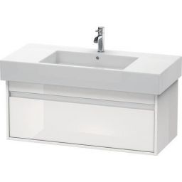 Duravit Ketho szafka 100x45,5x41 cm podumywalkowa wisząca biały połysk KT669102222