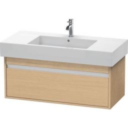 Duravit Ketho szafka 100x45,5x41 cm podumywalkowa wisząca dąb naturalny KT669103030
