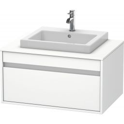 Duravit Ketho szafka 80 cm podumywalkowa wisząca biały mat KT679401818