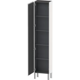 Duravit L-Cube szafka boczna 176 cm wysoka wisząca lewa biały połysk LC1170L2222