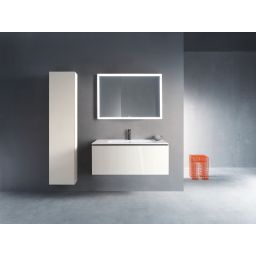 Duravit L-Cube szafka boczna 176 cm wysoka wisząca lewa biały połysk LC1170L2222