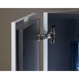 Duravit L-Cube szafka boczna 176 cm wysoka wisząca lewa biały połysk LC1170L2222