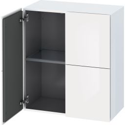 Duravit L-Cube szafka 70x80 cm wisząca biały połysk LC117702222