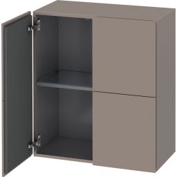 Duravit L-Cube szafka 70x80 cm wisząca bazalt mat LC117704343