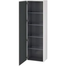 Duravit L-Cube szafka boczna 176 cm wysoka prawa biały połysk LC1181R2222