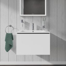 Duravit L-Cube szafka 62 cm podumywalkowa wisząca biały połysk LC614002222