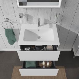 Duravit L-Cube szafka 60 cm podumywalkowa biały mat LC624001818