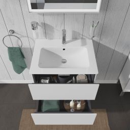 Duravit L-Cube szafka 60 cm podumywalkowa biały połysk LC624002222