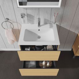 Duravit L-Cube szafka 60 cm podumywalkowa dąb naturalny LC624003030