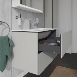 Duravit L-Cube szafka 82 cm podumywalkowa beton mat dekor LC624100707
