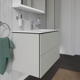 Duravit L-Cube szafka 82 cm podumywalkowa beton mat dekor LC624100707