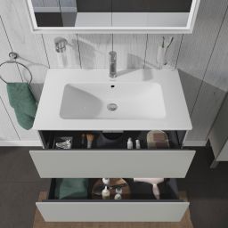 Duravit L-Cube szafka 82 cm podumywalkowa beton mat dekor LC624100707