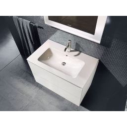 Duravit L-Cube szafka 82 cm podumywalkowa wisząca biały mat LC624101818