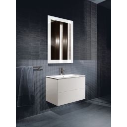 Duravit L-Cube szafka 82 cm podumywalkowa wisząca biały mat LC624101818