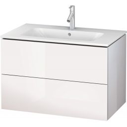 Duravit L-Cube szafka 82 cm podumywalkowa wisząca biały połysk LC624102222